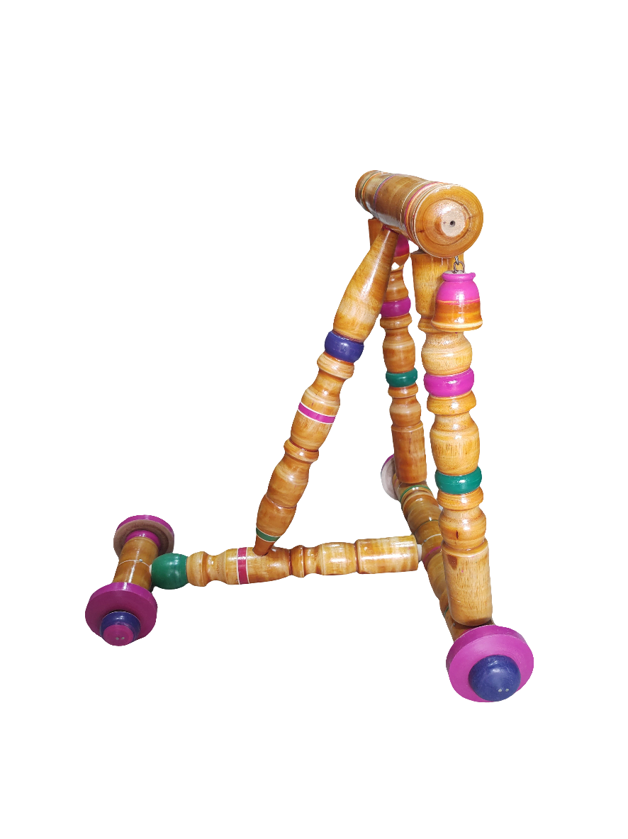 Traditional Wooden Baby Walker Premium – Eco-Friendly Push Toy