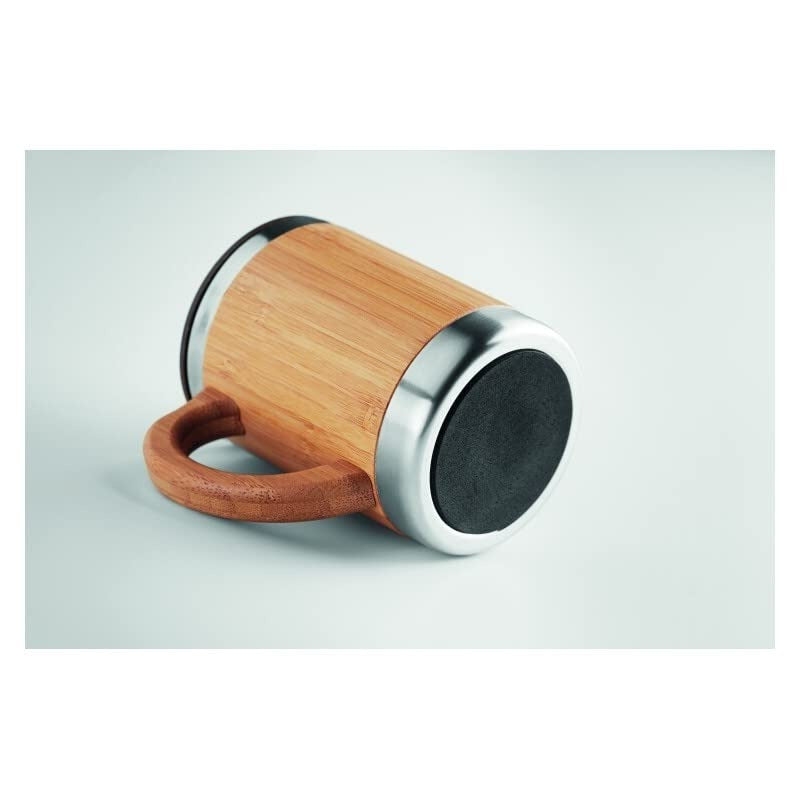 Bamboo Coffee Cup with Stainless Steel – Eco-Friendly Insulated Travel Mug